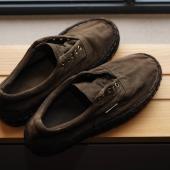 脏脏鞋 女文艺系带运动板鞋 子荼无折 开口休闲帆布鞋 沉香布衣草堂