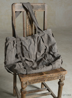 沉香布衣草堂几见设计四季款拎包挎包大容量灰色单肩包QT1003样包