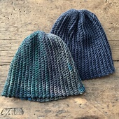 沉香布衣草堂针织帽子亚麻棉混纺渐变彩色自制冷帽CC26s017