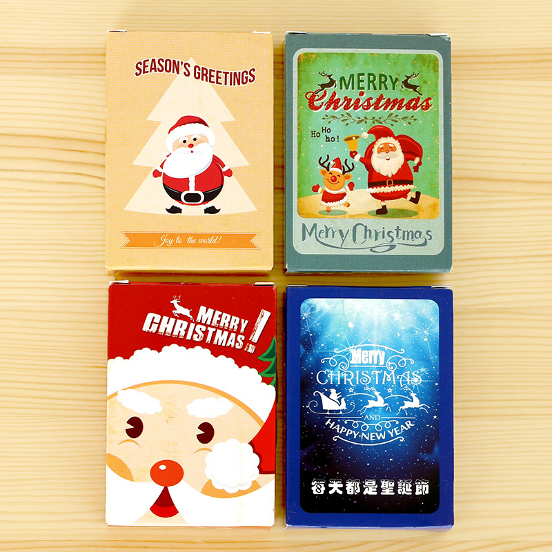 空白盒装明信片小贺卡