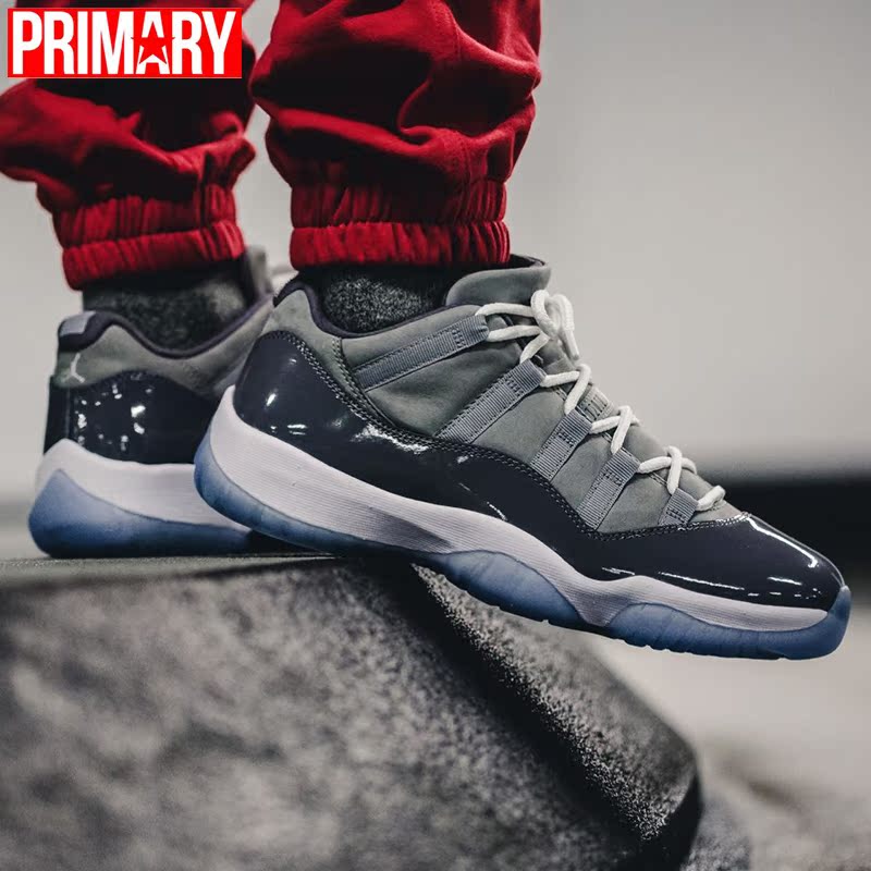 Air Jordan 11 Low CoolGrey AJ11 ¿á»ÒµÍ°ïÀºÇòЬ 528895-003