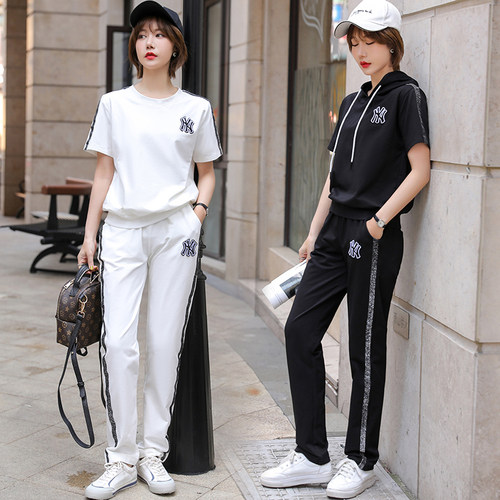 2025夏季新款短袖运动服休闲套装