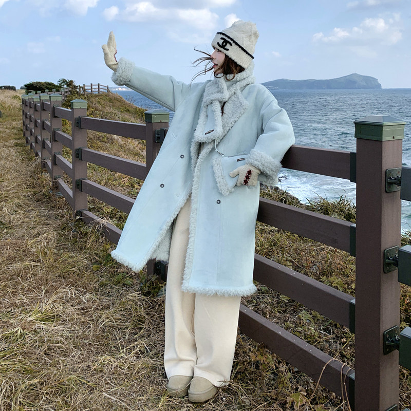 冬装新款款25保暖通勤火焰复合皮毛一体配包包围脖女8681P235K359,女装皮草,帛香坊