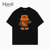官方授权 橙色人物 2026宽松型T恤男女短袖 Mardi Mountain韩国正品
