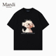官方授权 印花图案 2026宽松型T恤男女短袖 Mardi Mountain韩国正品