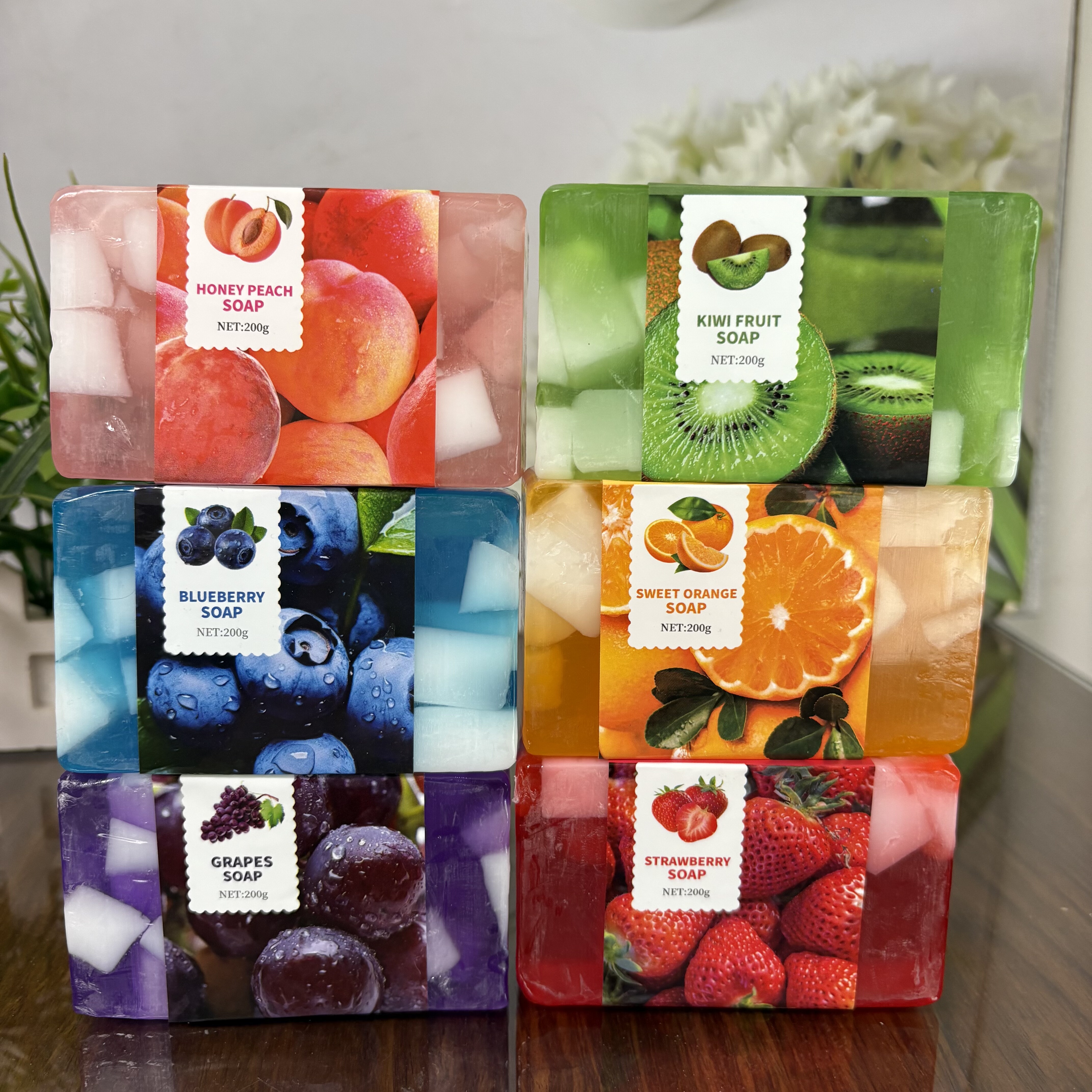 罗曼迪卡水果布丁果冻皂200g洁面沐浴泡沫丰富持久留香伴手礼香皂