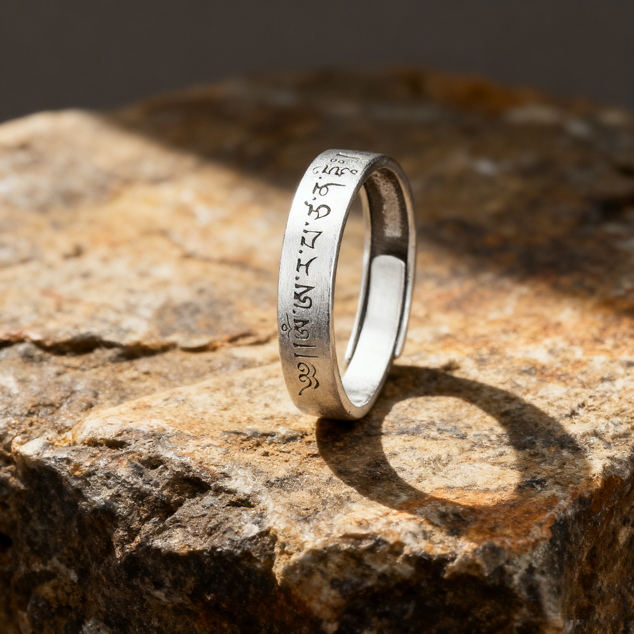 「道系」s925纯银文殊菩萨戒指