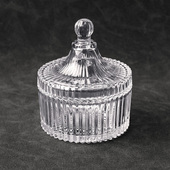 天然水晶净化消磁碗白水晶碎石手链消磁石器皿玻璃碗饰品收纳盒