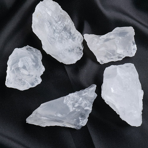 runyangshi白水晶天然原石标本