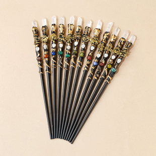 天然水晶十二星座魔法水晶权杖原创设计魔法棒手工制作精致礼物