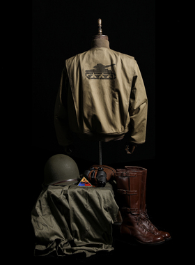 GIZEMO 第二装甲师地狱之轮特别版1代坦克夹克 电影狂怒 加厚羊毛