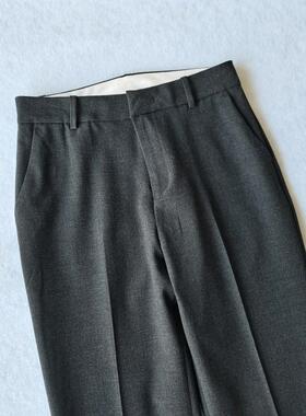 26春季新款TH精纺羊毛小直筒西裤女通勤百搭显瘦九分裤子原厂好货
