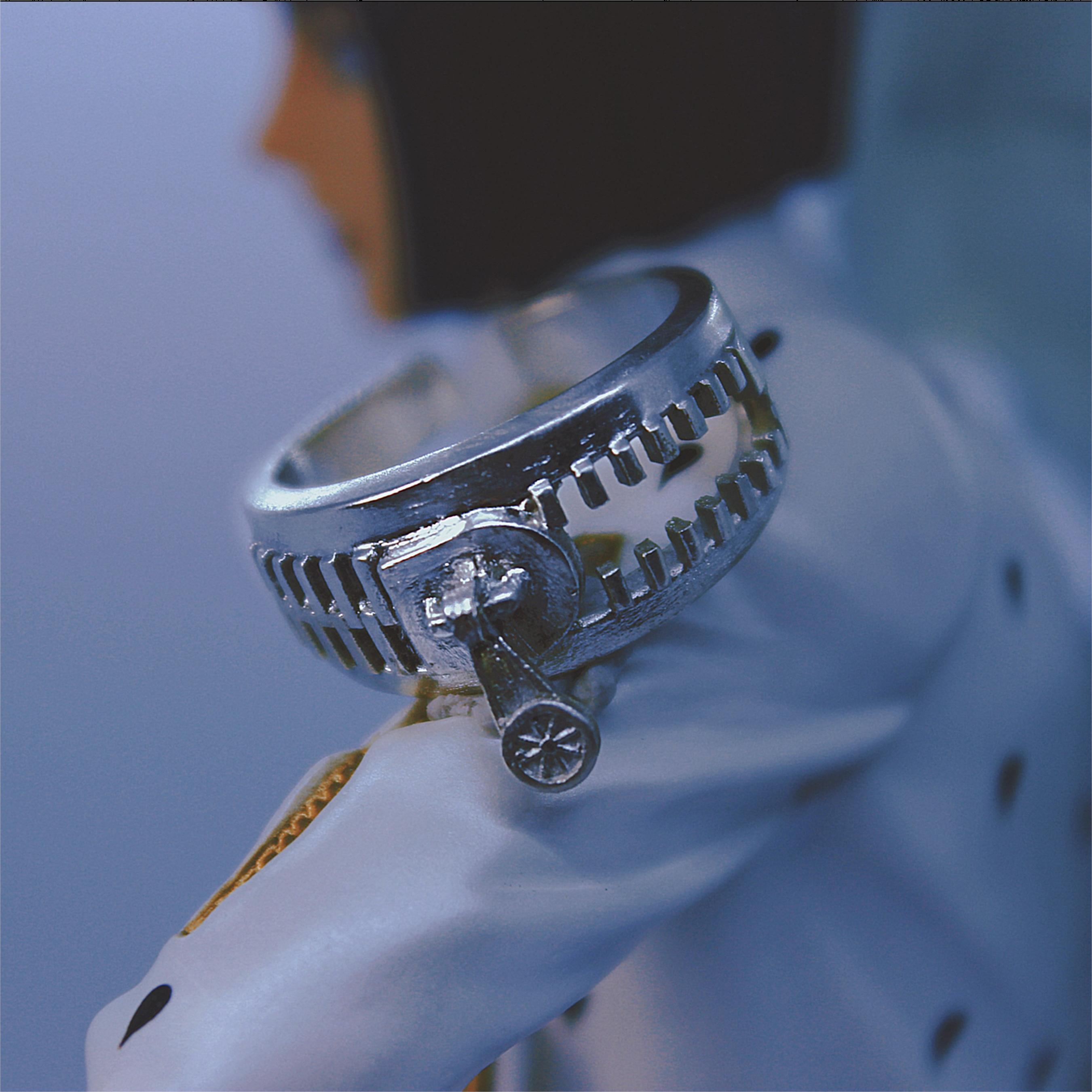 tuxdjojo的奇妙冒险布加拉提替身拉链指环戒指饰品原创可调节