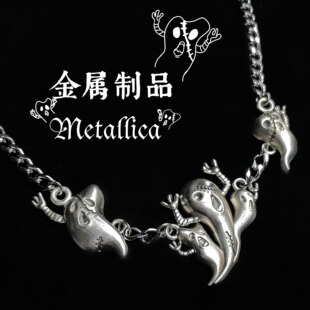 TUXD JOJO的奇妙冒险黄金之风里苏特替身金属制品锁骨链手链耳挂