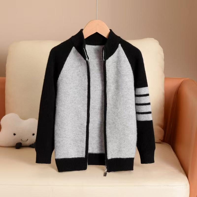 羊毛羊毛开衫羊范男女童学院风