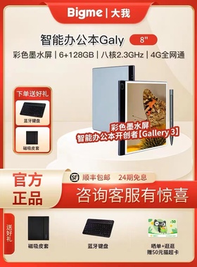 大我Bigme Galy 8英寸彩色墨水屏智能办公本电子书阅读器电子纸书
