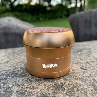 63mm四层铝合金蘑菇型磨烟器