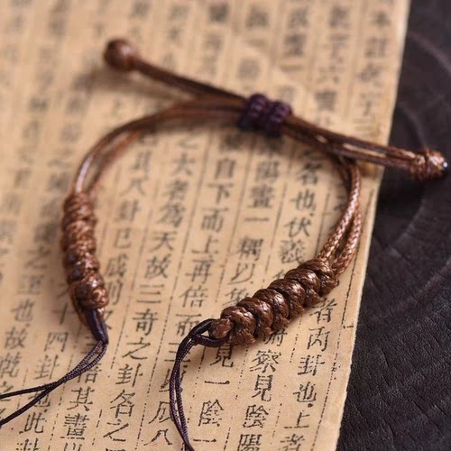手工编织手串绳男女半成品可穿珠