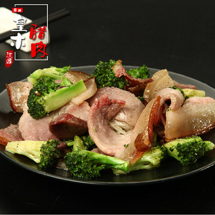 四川汉源骅楠皇木腊肉烟熏土猪肉后腿肉五花肉农家香肠500克腊味