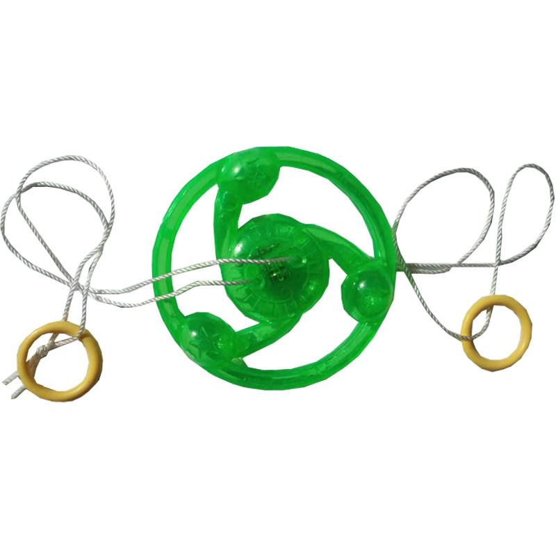 拉哨拉响旋转风火轮  旋转哨子带拉绳 两根绳子串起来旋转出哨声