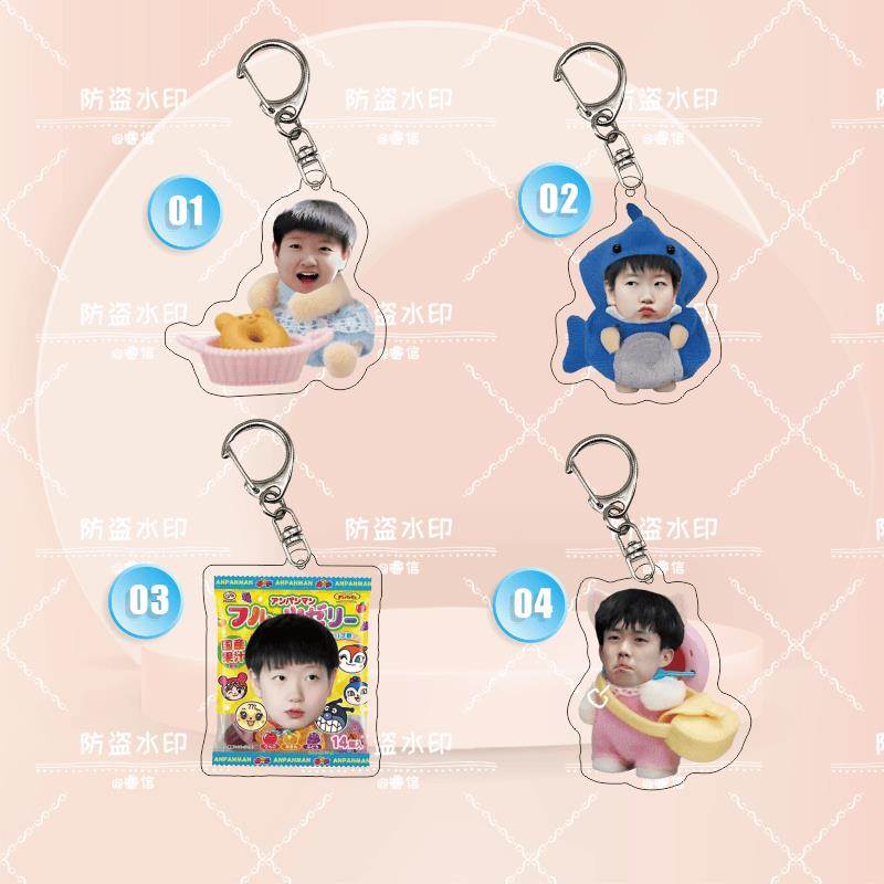 王楚孙颖莎钥匙扣亚克力书包可爱表情挂件莎头组合CP周边定制