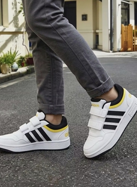 Adidas/阿迪达斯OOPS 3.0小童休闲魔术贴篮球板鞋IF5316