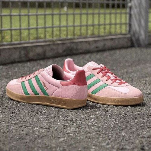 Adidas阿迪达斯女鞋GAZELLE INDOOR复古低帮运动休闲板鞋JI2713