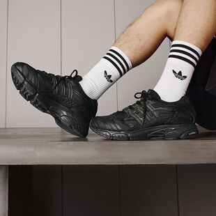 Adidas/阿迪达斯TEMPER RUN运动鞋休闲老爹鞋黑色男女 JH5502