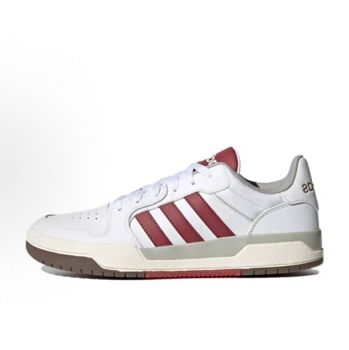 Adidas/阿迪达斯 neo Entrap 白红 低帮防滑耐磨休闲板鞋 FW3462