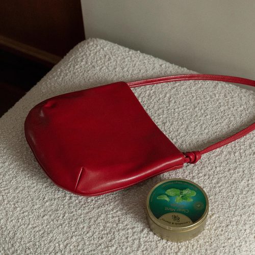 MonkeyPocket植鞣牛皮复古斜挎包