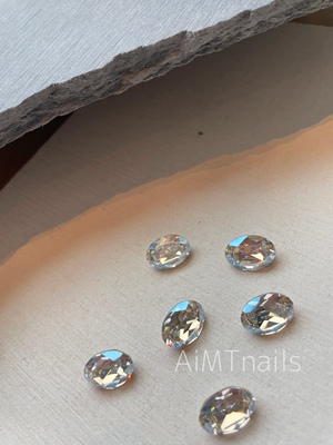 AiMTnails马姑娘家新品华子4120白色系列鸽子蛋14*10美甲饰品钻