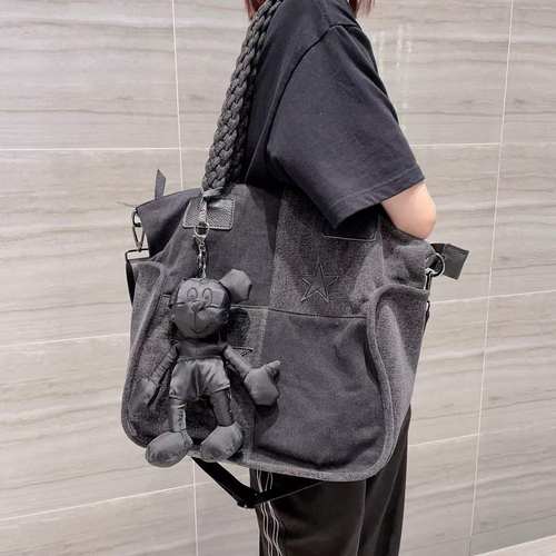 单肩包女潮2024两用手提斜挎包