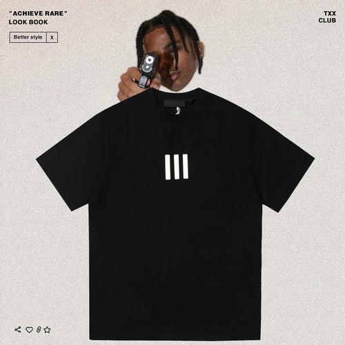 FEAROFGOD高街三竖男女短袖T恤