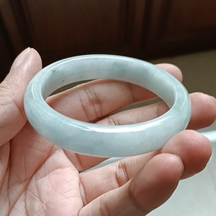 翡翠b货手镯玉镯手饰 通透完美 带国家官方鉴定证书保真品礼物j12