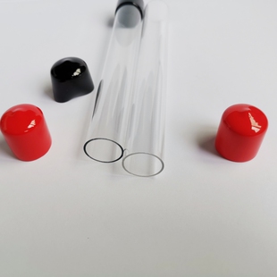 透明包装管硬管PC管透明管带盖子磁铁包装保护管防尘管枪钻套管