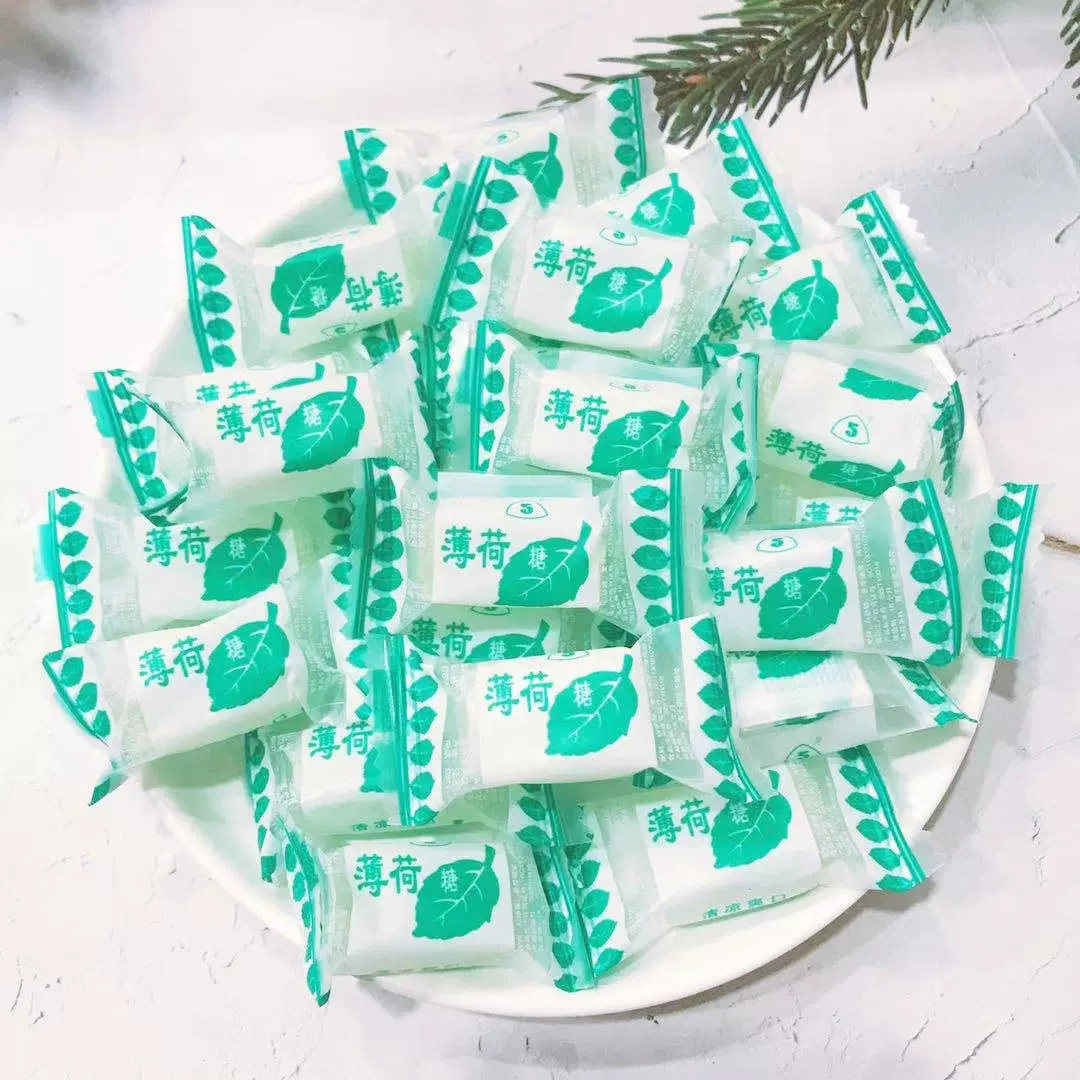 扬州特产老式散装薄荷糖饭店招待