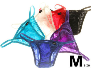 新款TM男士三角内裤潮流低腰舒适时尚薄锦纶性感大囊袋青年三角裤