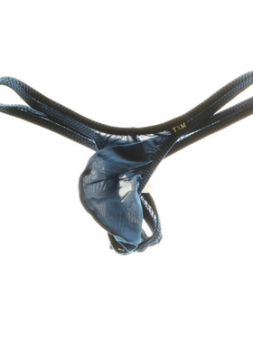 新款TM男士大囊袋丁字内裤透气透明激凸T裤男低腰丝滑性感男生