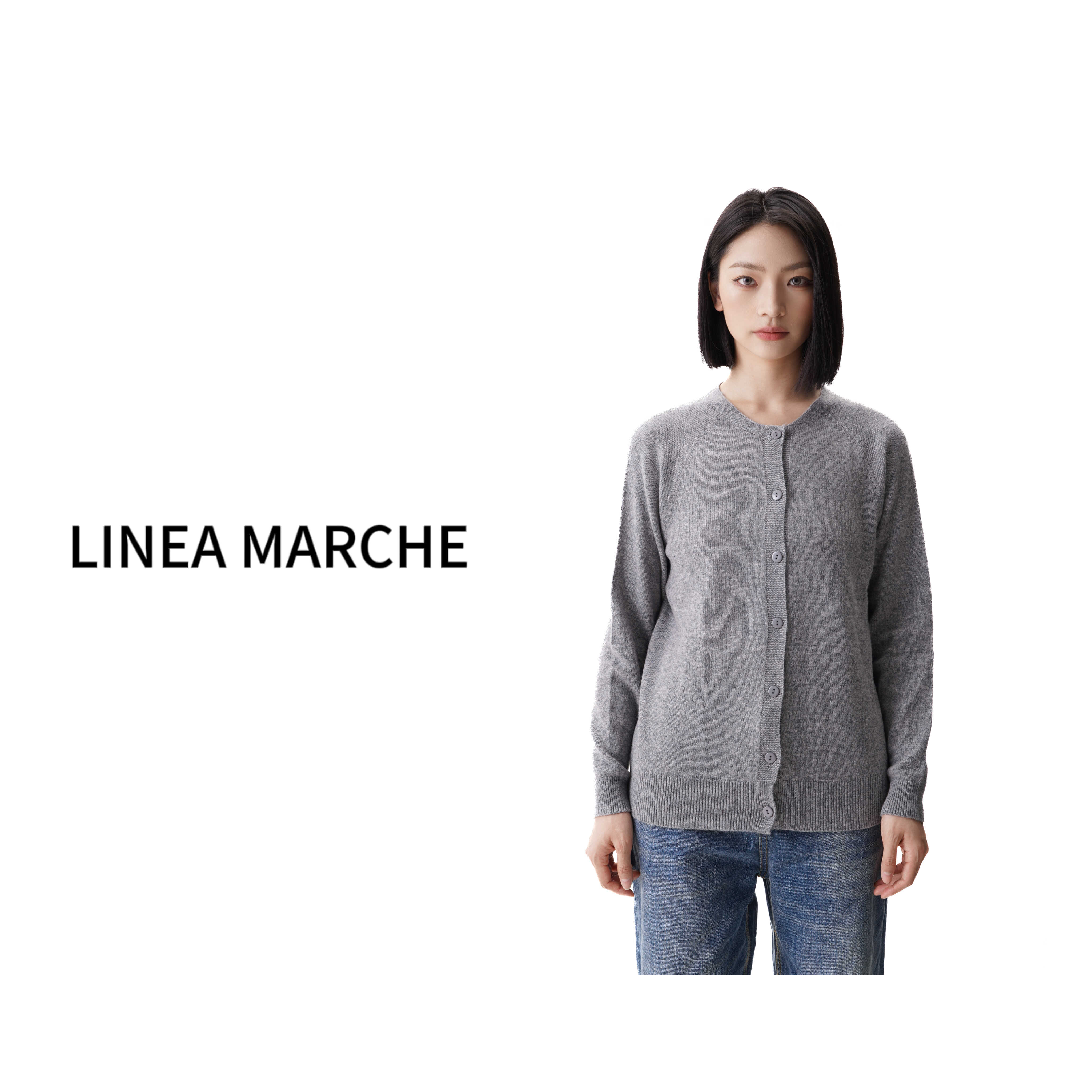 DH071 LINEA MARCHE 女款开衫毛衣