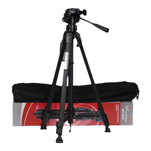 伟峰WT3540单反相机三脚架摄影摄像单手机自拍直播拍摄适用于佳能尼康拍照录像补光钓鱼灯落地架支架三角架