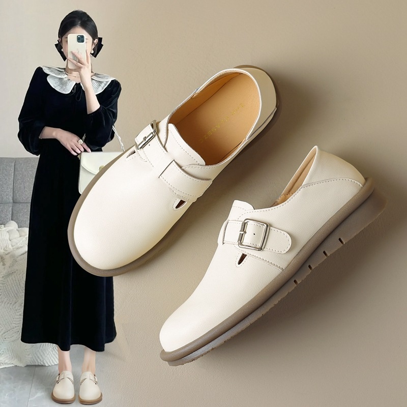 ZHR休闲勃肯鞋女2023新款洋气加绒爆款鞋子ins百搭平底低帮单鞋女