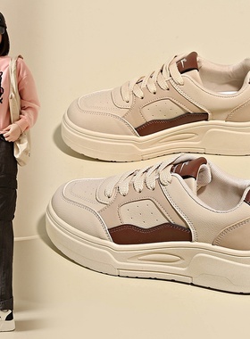 28150踩屎感孕妇小白鞋女2025新款爆款春秋季百搭板鞋轻便软底运