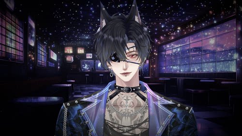 Live2d量贩模型-狼五 成男公皮vup直播公用成品皮套虚拟主播模型