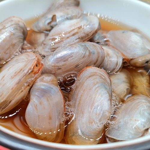 温州乐清特产咸圆蛏腌蛏醉蛏子开盖即食500克花雕味