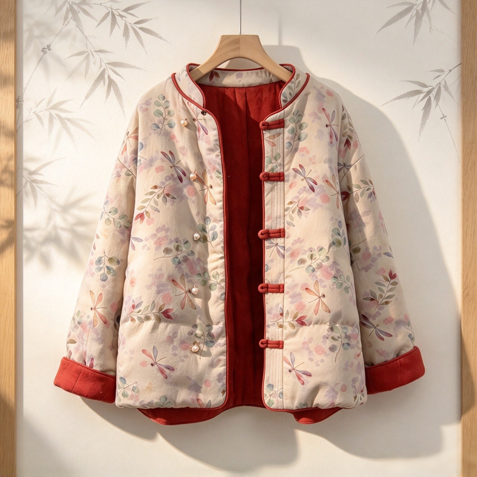 新疆全棉冬季盘扣中医养生棉服