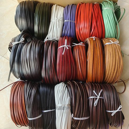 皮绳复古做旧编织辅料服饰配件