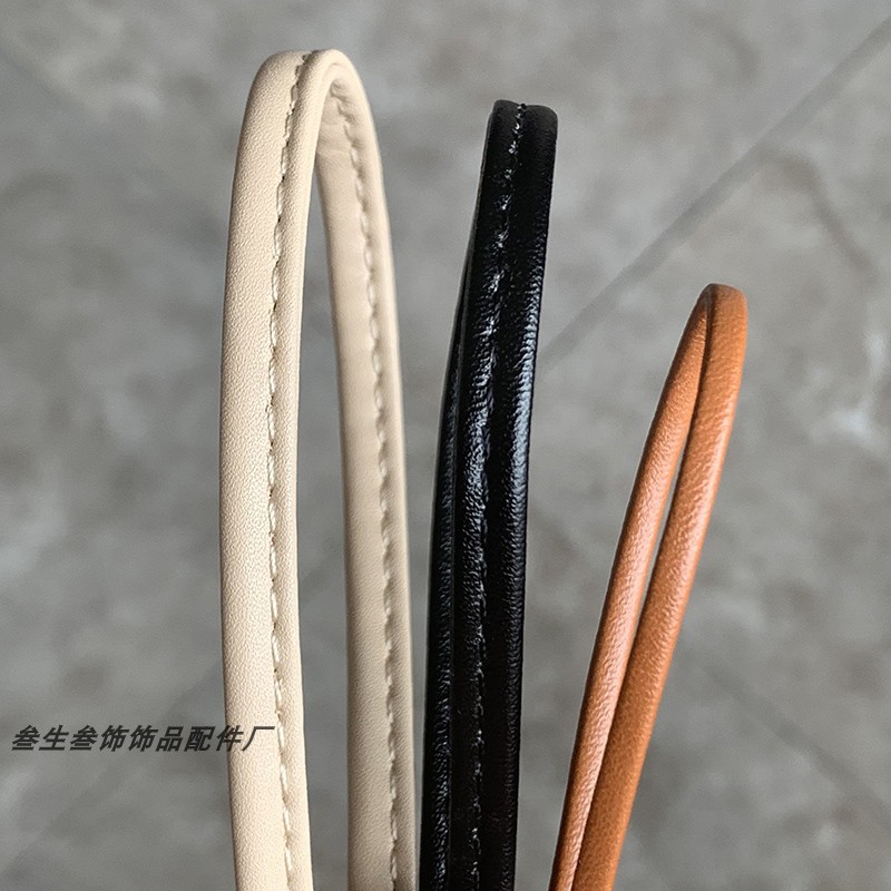 车线缝边软皮绳扁绳圆绳女包背带绳手工包肩带服饰辅料缝线皮条