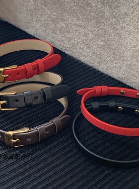 810mm皮带手绳一条过整条手环表带八宝罗盘福字太阳花双圈表带女