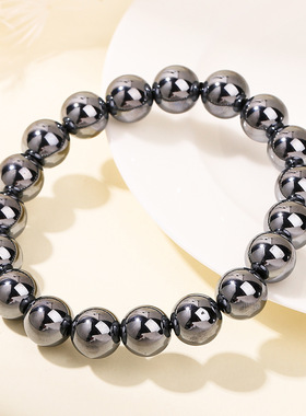 【能量守护】5A 天然黑胆石手链 促进循环 平衡身心 时尚通勤配饰