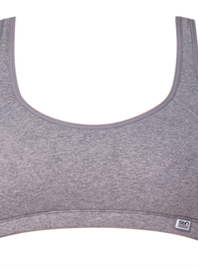 现货工字背灰色泰国sabina内衣舒适薄杯无钢圈运动内衣